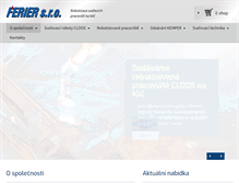 Tablet Screenshot of ferier.cz